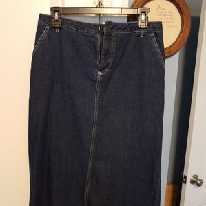 Long Jean's skirt